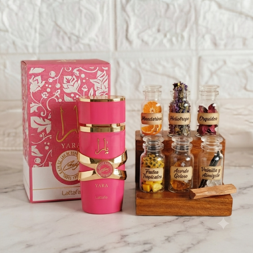 Estuche Lattafa Oud x4 (Lattafa Asad, Lattafa Yara Tous, Lattafa Yara, Lattafa Asad Zanzibar)