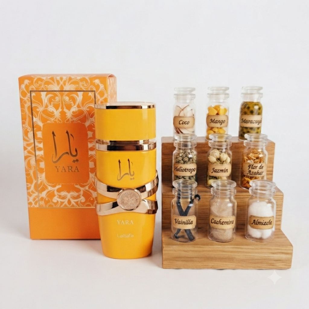 Estuche Lattafa Oud x4 (Lattafa Asad Zanzibar, Lattafa Yara Tous, Lattafa Yara, Lattafa Asad)